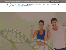 Tablet Screenshot of own-myhealth.com